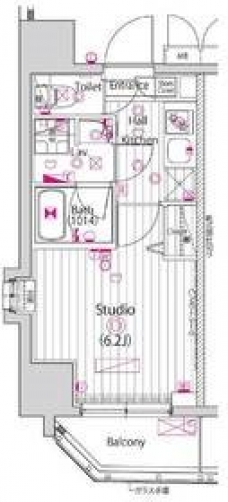 ガーラ・プレシャス大井町の間取り図