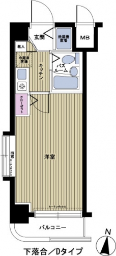 フェニックス下落合の間取り図