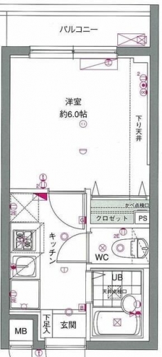 セジョリ上板橋の間取り図