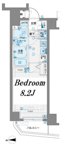メインステージ田端参番館の間取り図