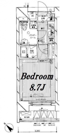 メインステージ王子IIの間取り図