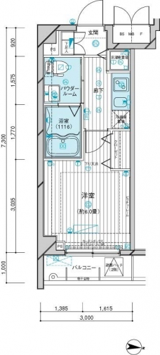メインステージ多摩川IIの間取り図