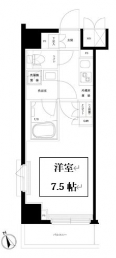 ルーブル板橋東新町弐番館の間取り図