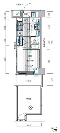 メインステージ立川IVの間取り図