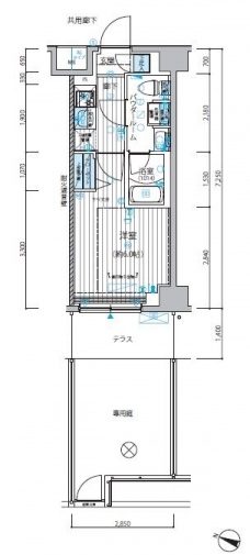 メインステージ立川IVの間取り図