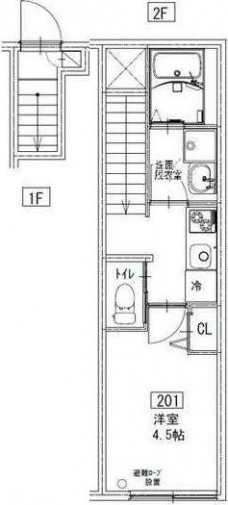 ソルナクレイシア西荻窪IIの間取り図
