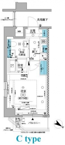 フェニシア三軒茶屋の間取り図