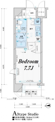 メインステージ元浅草の間取り図