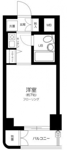 アクシルコート新大橋の間取り図