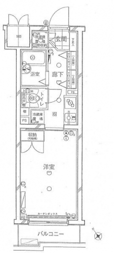 ルーブル上池台壱番館の間取り図