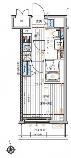 メインステージ元住吉の間取り図