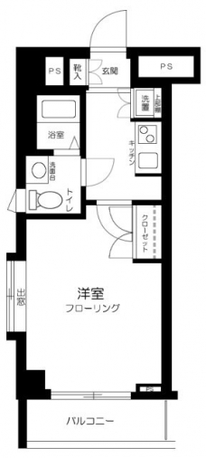 スカイコートヌーベル巣鴨の間取り図