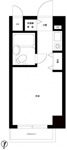 ヒルズ駒場東大前の間取り図