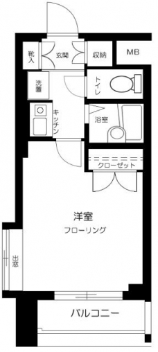 ロイヤルパレス池袋西の間取り図