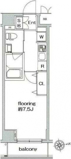 グランヴァン亀戸IIIの間取り図