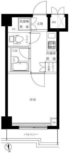 ルーブル大井町参番館の間取り図