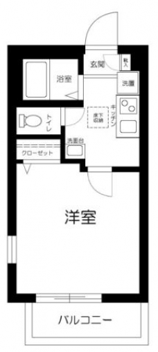 レーヴ中村橋の間取り図