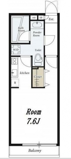 リブリ・Sunnyの間取り図
