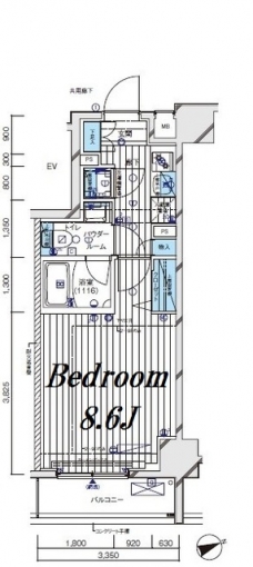 メインステージ北千住VIの間取り図