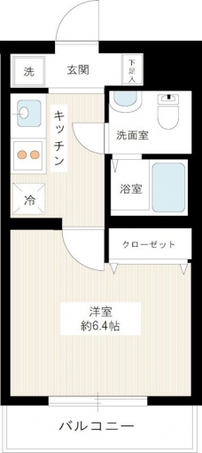 ヴェルト上野毛の間取り図