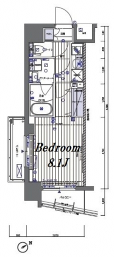 メインステージ板橋本町の間取り図