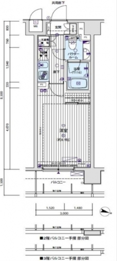 メインステージ滝野川桜通りの間取り図