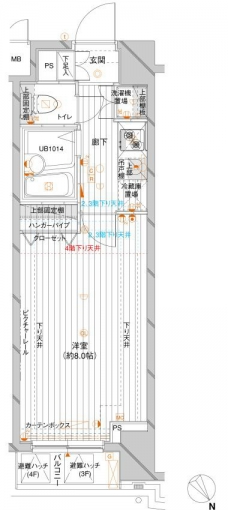 メインステージ赤塚の間取り図