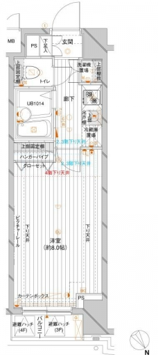 メインステージ赤塚の間取り図