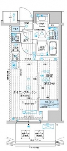 メインステージ上石神井の間取り図