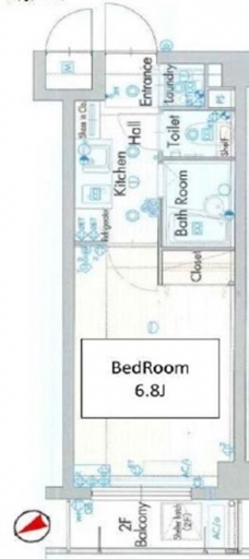 グラントゥルース中野江原町の間取り図