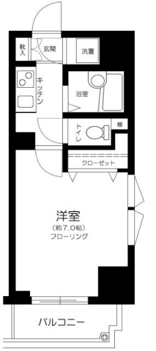 菱和パレス笹塚の間取り図