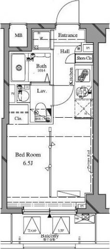 ARTESSIMOLINKCOMODOの間取り図