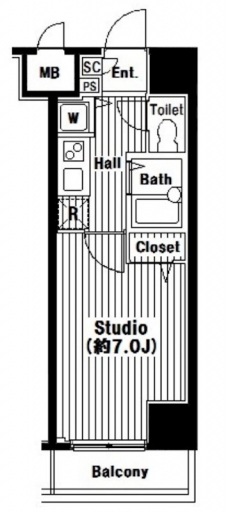 グランド・ガーラ芝公園の間取り図