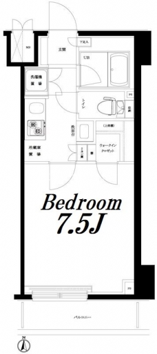 ルーブル板橋区役所前の間取り図