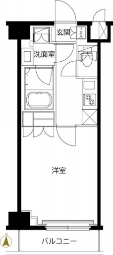 ルーブル東武練馬弐番館の間取り図