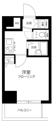 エクセリア早稲田IIの間取り図