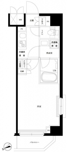 ルーブル板橋東新町弐番館の間取り図
