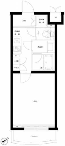 ルーブル駒沢大学参番館の間取り図