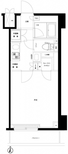 ルーブル板橋区役所前の間取り図