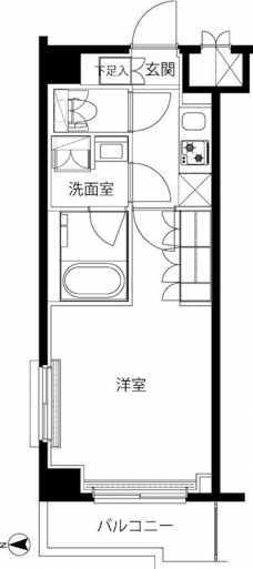 ルーブル下赤塚の間取り図