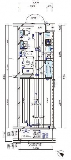 メインステージ四ツ木の間取り図