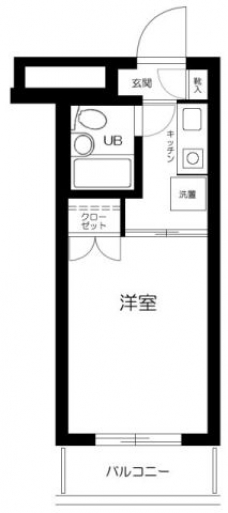 ハイタウン蒲田の間取り図