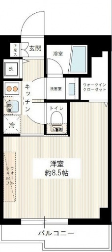 MAXIV赤羽WESTの間取り図