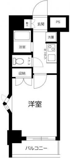 スカイコート笹塚駅前の間取り図