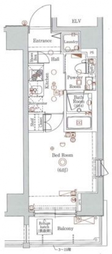 グラントゥルース大森ライズの間取り図