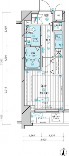 メインステージ多摩川IIの間取り図