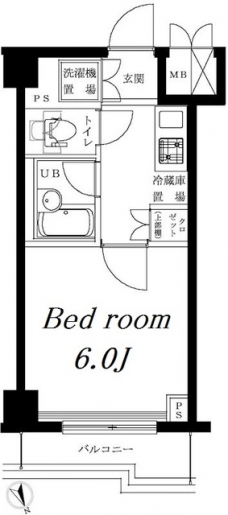 ルーブル大井町参番館の間取り図