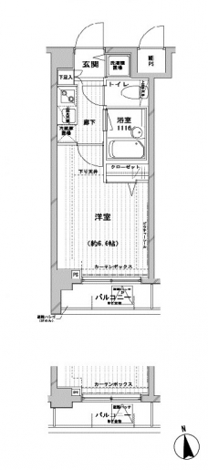 メインステージ桜上水の間取り図