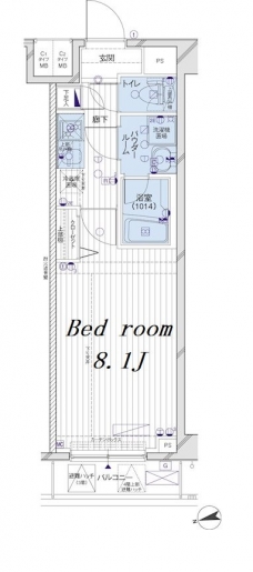 メインステージ府中中河原駅前の間取り図