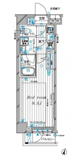 メインステージ板橋志村IIの間取り図